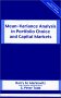 Mean-Variance Analysis in Portfolio Choice and Capital Markets, by Harry M. Markowitz, G. Peter Todd, William F. Sharpe