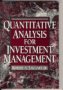 Quantitative Analysis for Investment Management, by Robert A., Jr Taggart